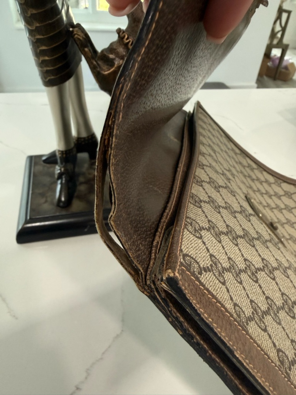 THIS ITEM HAS HAS BEEN SOLD! PROJECT ITEM: Gucci Vintage Document Case 1970s: - Picture 13 of 13